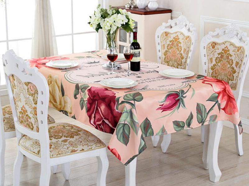 Tablecloth size for the table: how to choose?